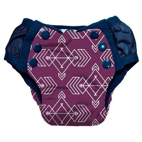 Nicki's Diapers Overnight Training Pant Compass Mulberry / S