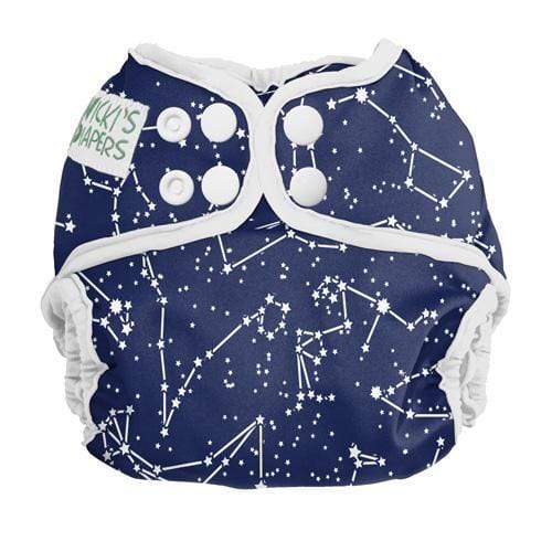 Nicki&#39;s Diapers Snap Cloth Diaper Cover Little Dipper / Newborn
