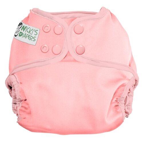 Nicki&#39;s Diapers Snap Cloth Diaper Cover One Size / Grapefruit