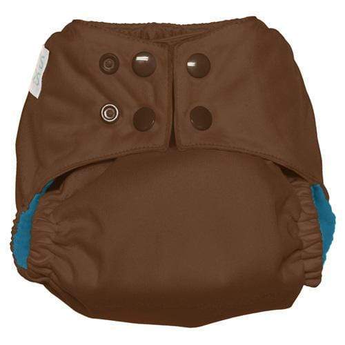 Nicki's Diapers Ultimate Snap All-In-One Diapers Choco Blueberry / One Size