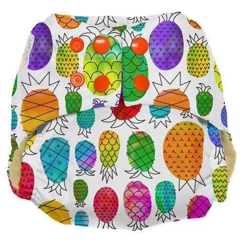 Nicki's Diapers Ultimate Snap All-In-One Diapers Pineapple Paradise / One Size