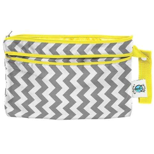 Planet Wise Clutch Wet/Dry Bag Gray Chevron / Performance Canvas