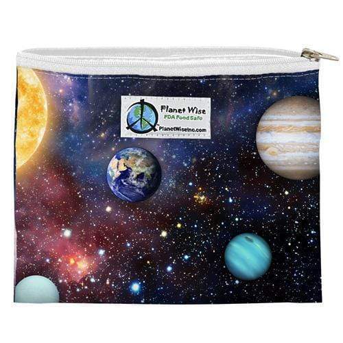 Planet Wise Reusable Printed Zipper Sandwich Bag Far Far Away