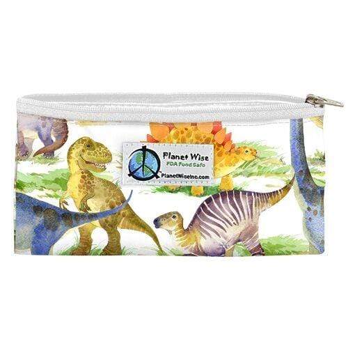 Planet Wise Reusable Printed Zipper Snack Bag Dino Mite