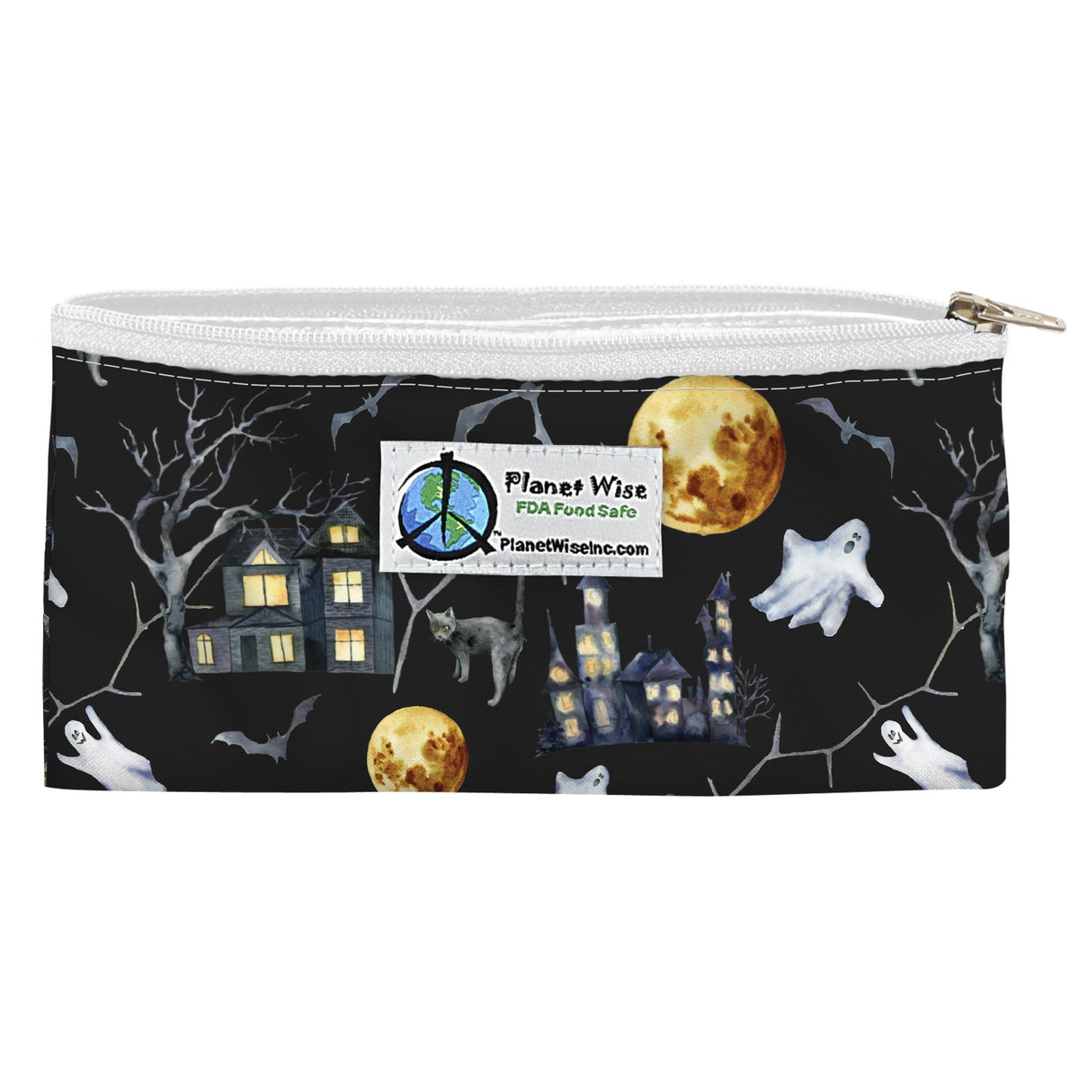 Planet Wise Reusable Printed Zipper Snack Bag The Midnight Hour