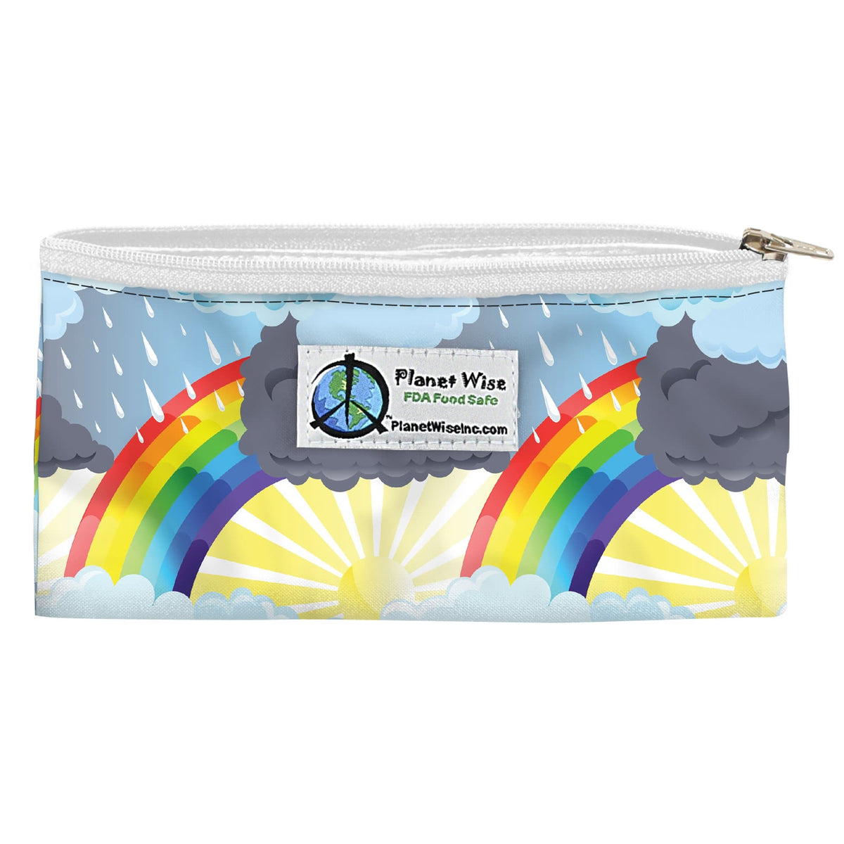Planet Wise Reusable Printed Zipper Snack Bag Through The Storm
