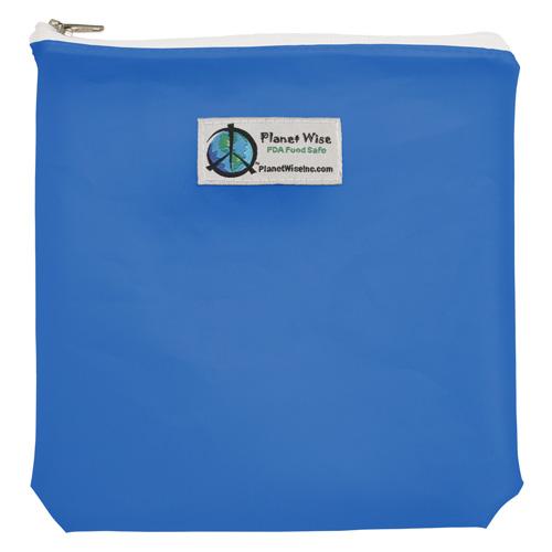 Planet Wise Tinted Zipper Quart Bag Blue / Quart / 1