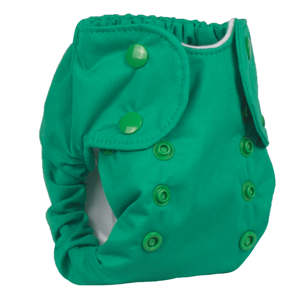 Smart Bottoms Born Smart 2.0 Newborn Cloth Diaper Basic Green