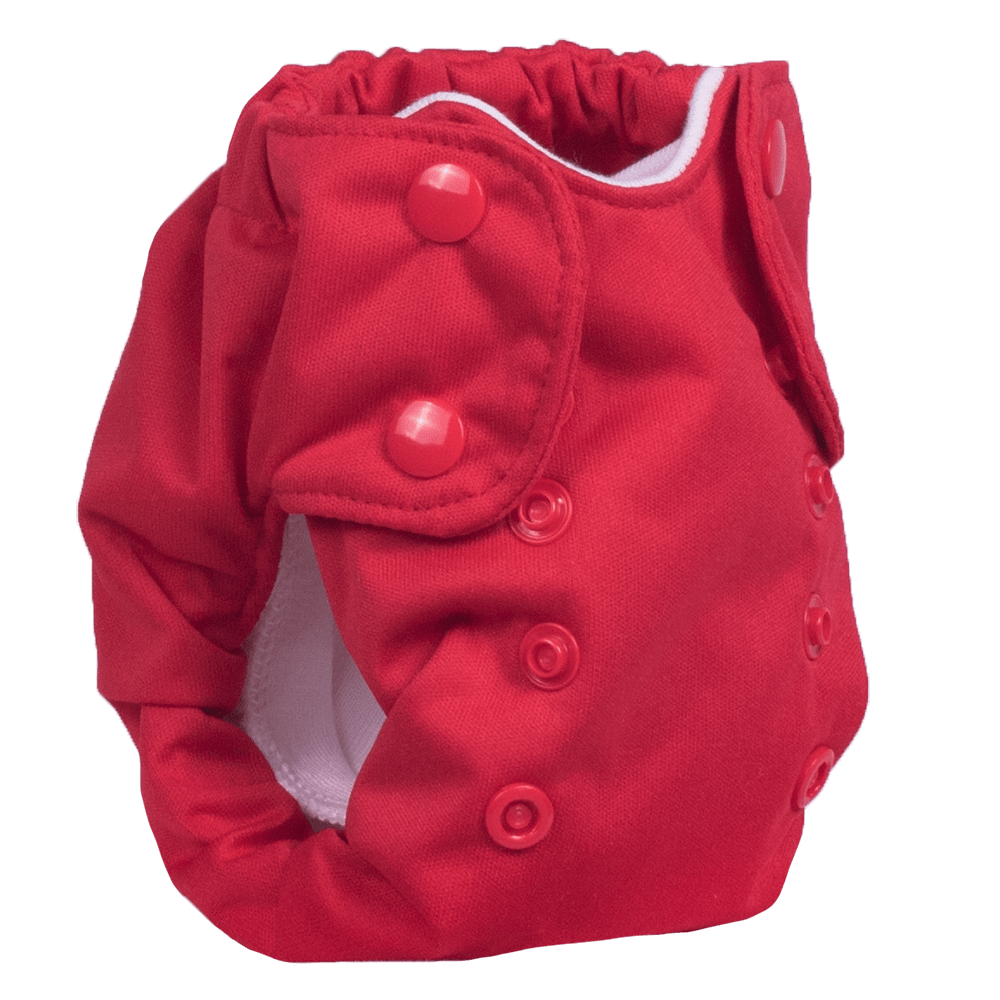 Smart Bottoms Born Smart 2.0 Newborn Cloth Diaper Basic Red