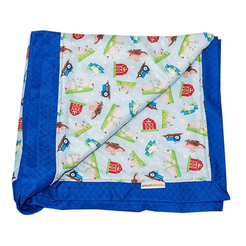 Smart Bottoms Cuddle Blanket Barnyard Babies