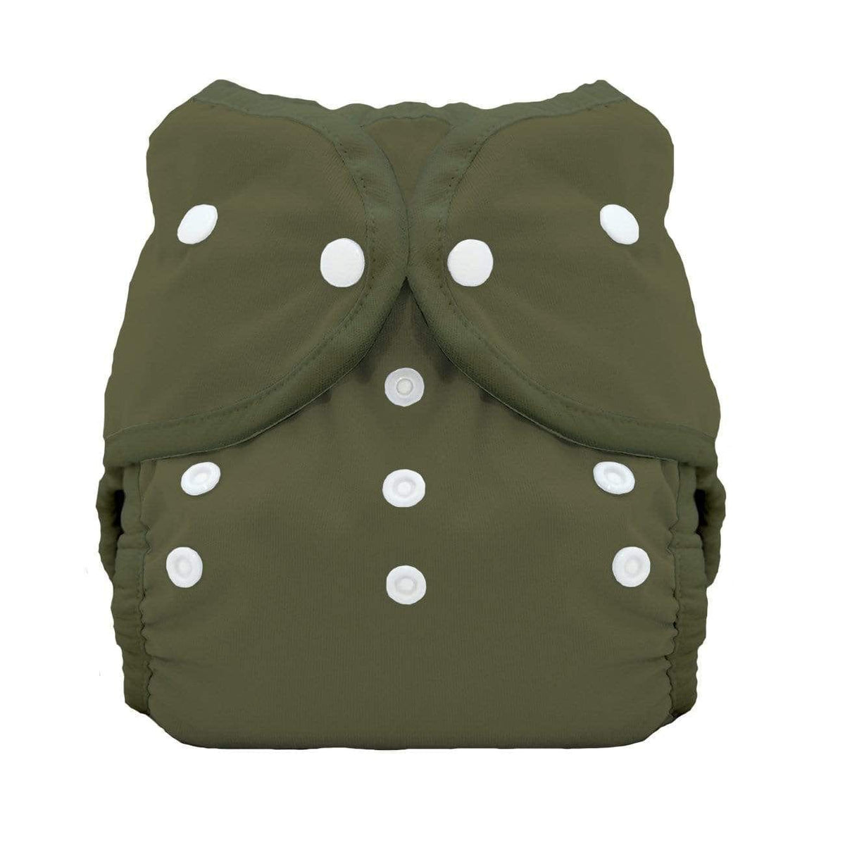 Thirsties Snap Duo Wrap Olive / Size 2