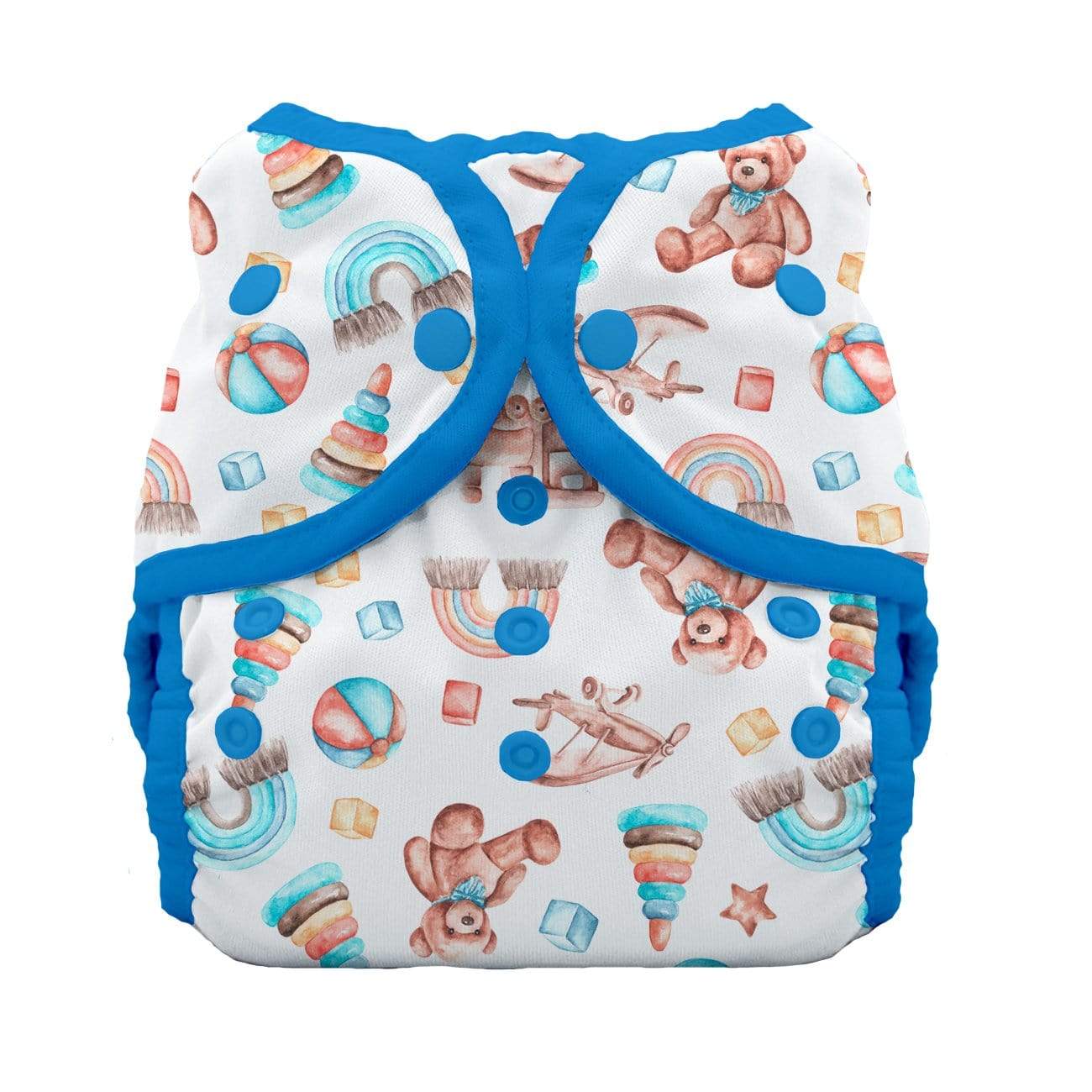 Reusable Nappies - Eco Friendly and Chemical Free Cloth Nappies - Includes  6 Washable Baby Diapers, 6 Bamboo Nappy Inserts, 1 Roll of Biodegradable  Nappy Liner, Wet Bag : : Baby Products